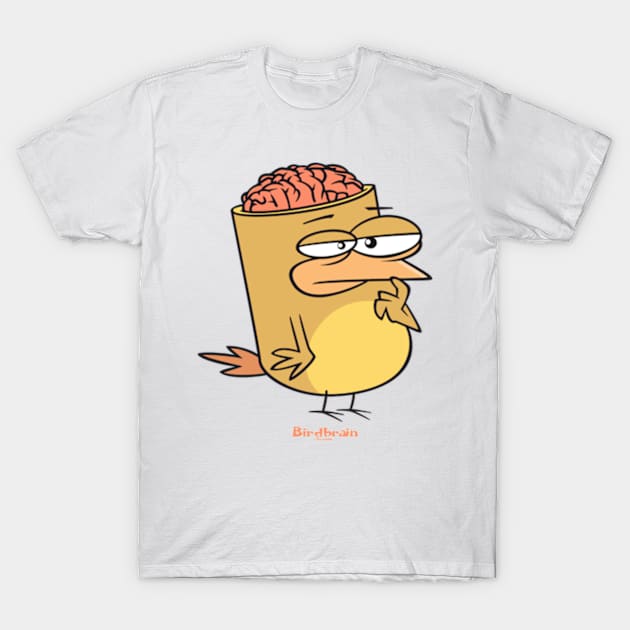 Birdbrain Design for Bird Lovers T-Shirt by ConCept